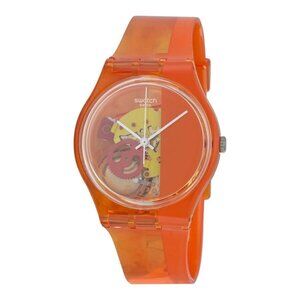 FX03892B NWT Swatch Fashion Unisex Quartz Plastic Authentic Watch